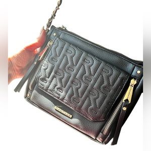 Black, crossbody RAMPAGE purse